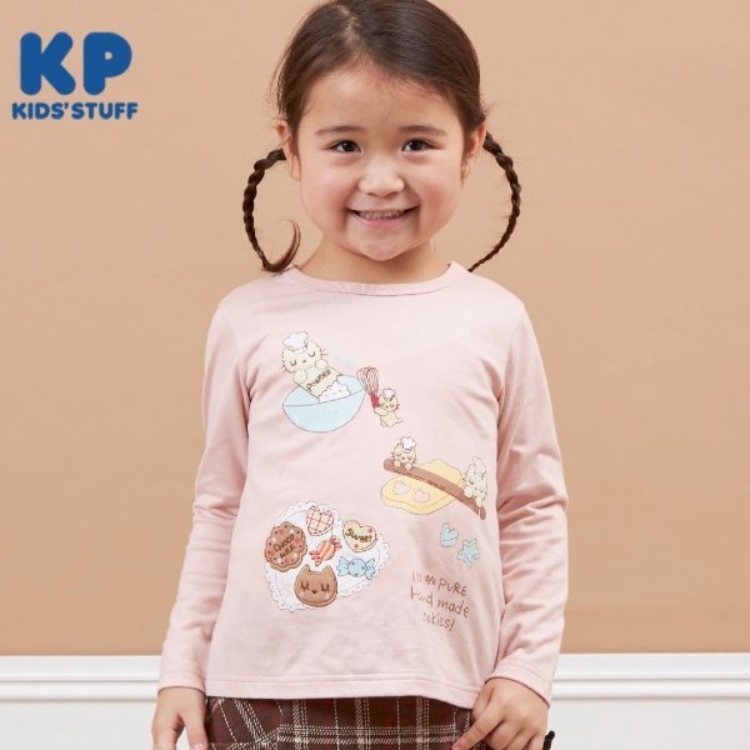 ケーピー(KP)のKP パティシエネコちゃん長袖Tシャツ(80～140) その他