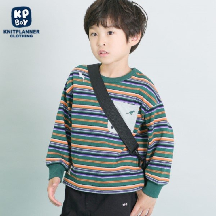 ケーピー(KP)のKPBOY マルチボーダー長袖Ｔシャツ(90～150) その他