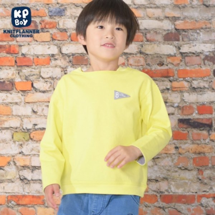 ケーピー(KP)のKPBOY ボートネック袖折り返し長袖Tシャツ(100～160) その他