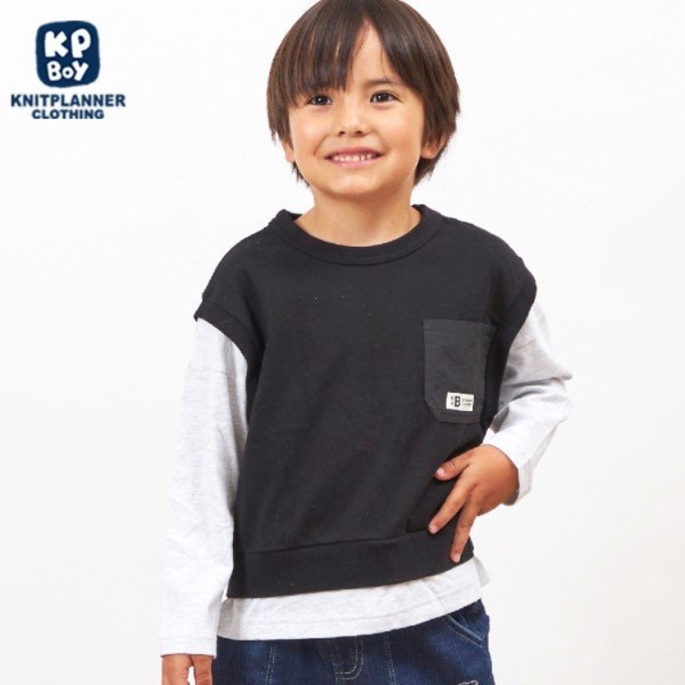 ケーピー(KP)のKPBOY ベスト重ね着風Tシャツ(110～160) その他