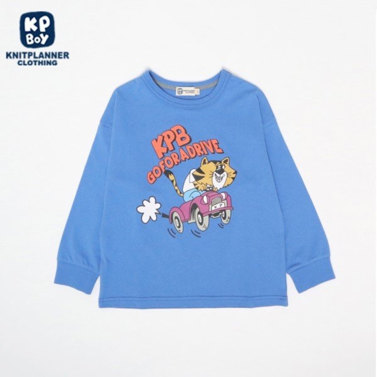 ケーピー(KP)のKPBOY とらプリント長袖Ｔシャツ(100～160) Ｔシャツ