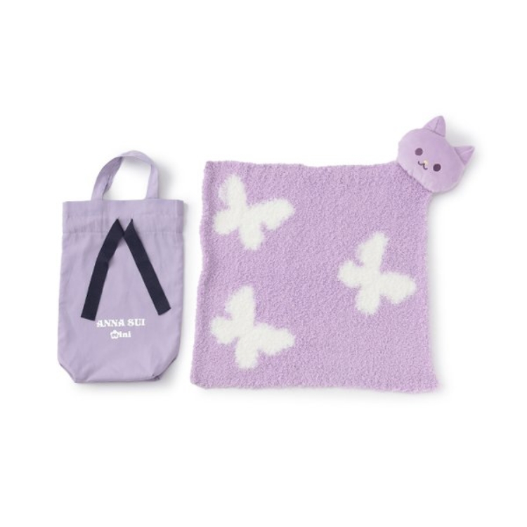 アナ スイ・ミニ(ANNA SUI mini)のねこモチーフつきベビーブランケット キッズ・ベビーグッズ