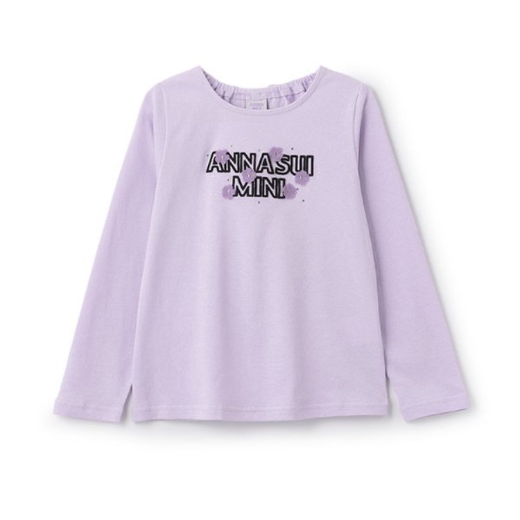 アナ スイ・ミニ(ANNA SUI mini)の立体ロゴ花モチーフ長袖Ｔシャツ その他