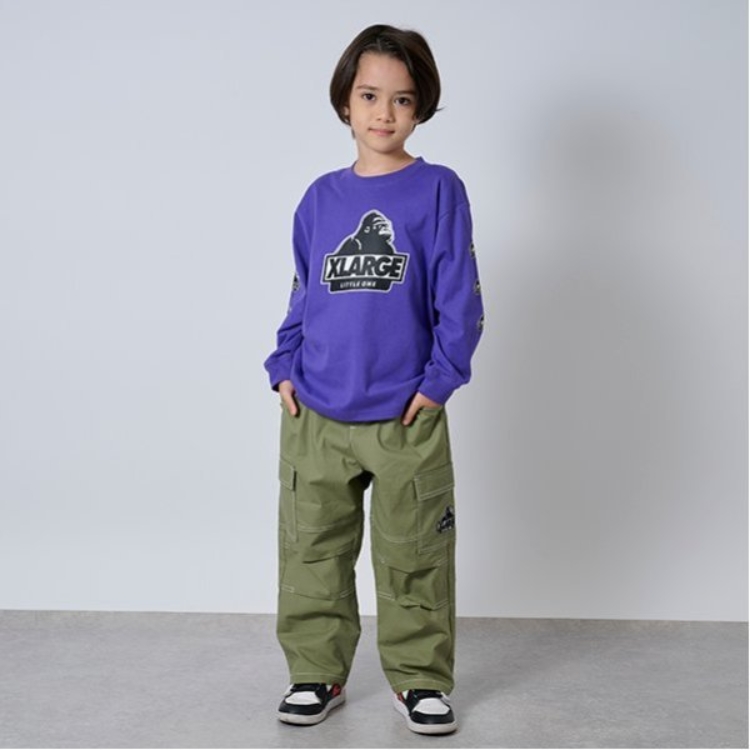 エクストララージ キッズ(XLARGE KIDS)の配色ベルトつきカーゴパンツ その他