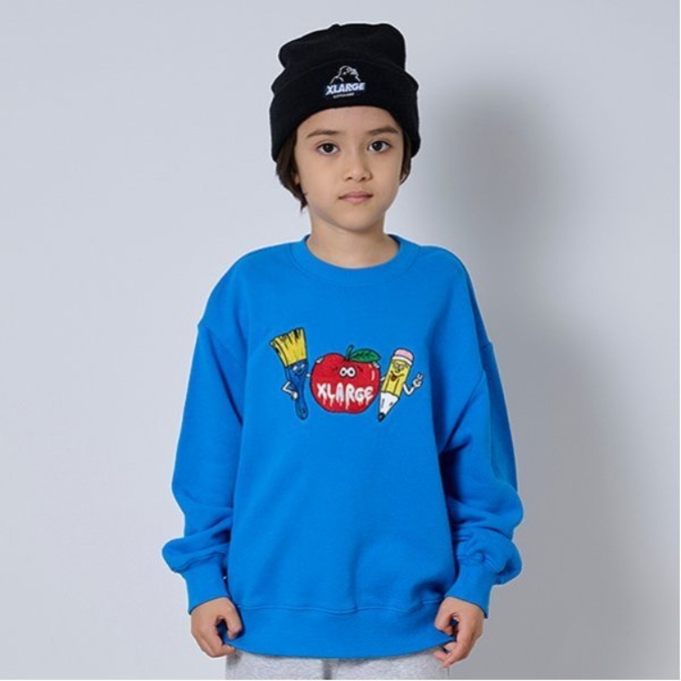 エクストララージ キッズ(XLARGE KIDS)の刺しゅうロゴトレーナー スウェット・トレーナー