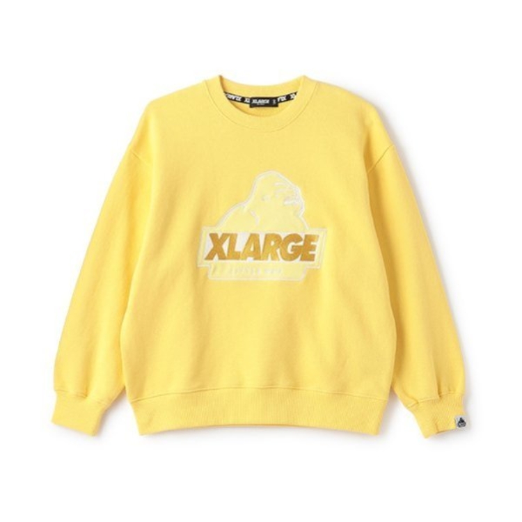 エクストララージ キッズ(XLARGE KIDS)のスランテッドOGゴリラ刺しゅうトレーナー スウェット・トレーナー