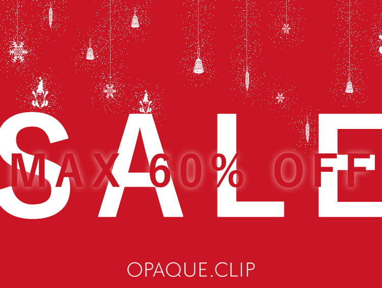 WINTER SALE≪MAX60％OFF≫ | OPAQUE.CLIP（オペークドットクリップ）