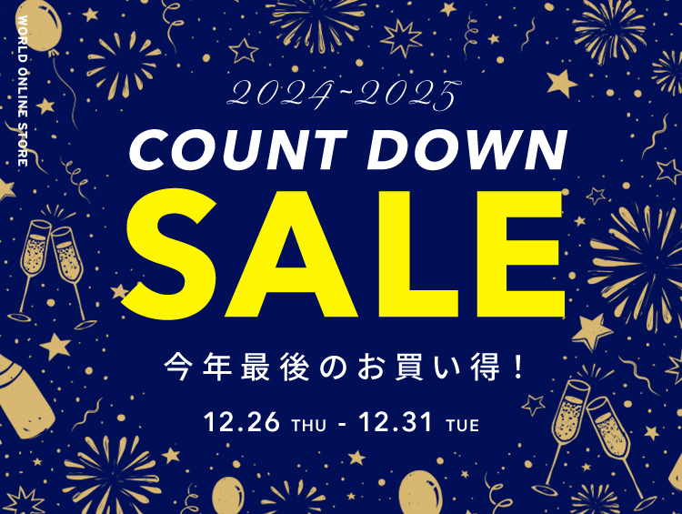 COUNT DOWN SALE【最大80%OFF】