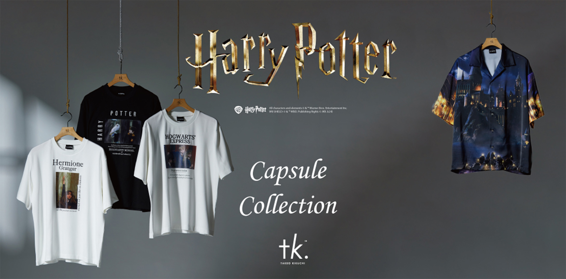 Harry Potter Capsule collection tk.TAKEO KIKUCHI